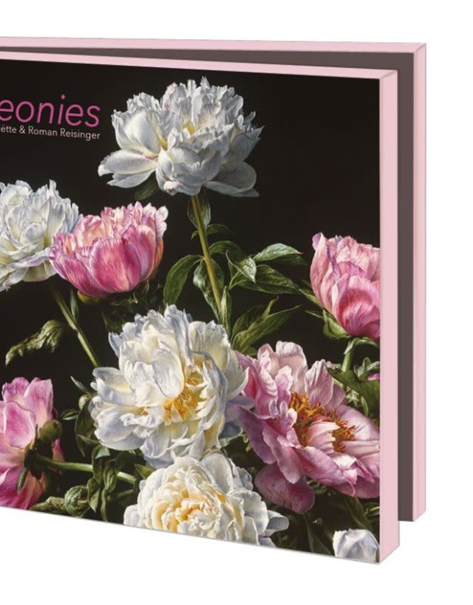 Kaartenmapje met env, vierkant: Peonies, Henriëtte & Roman Reisinger
