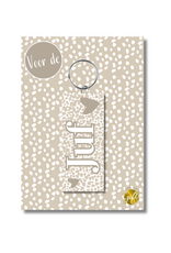 The Big Gifts Sleutelhanger Juf - The Big Gifts
