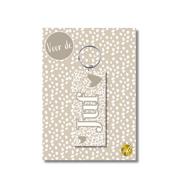 The Big Gifts Sleutelhanger Juf - The Big Gifts