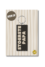 The Big Gifts Sleutelhanger Stoerste Papa - The Big Gifts