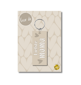 The Big Gifts Sleutelhanger Liefste Mama - The Big Gifts