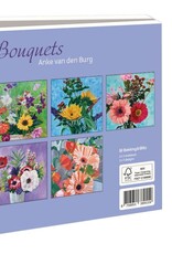 Kaartenmapje met env, Bouquets, Anke van den Burg