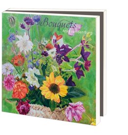 Kaartenmapje met env, Bouquets, Anke van den Burg