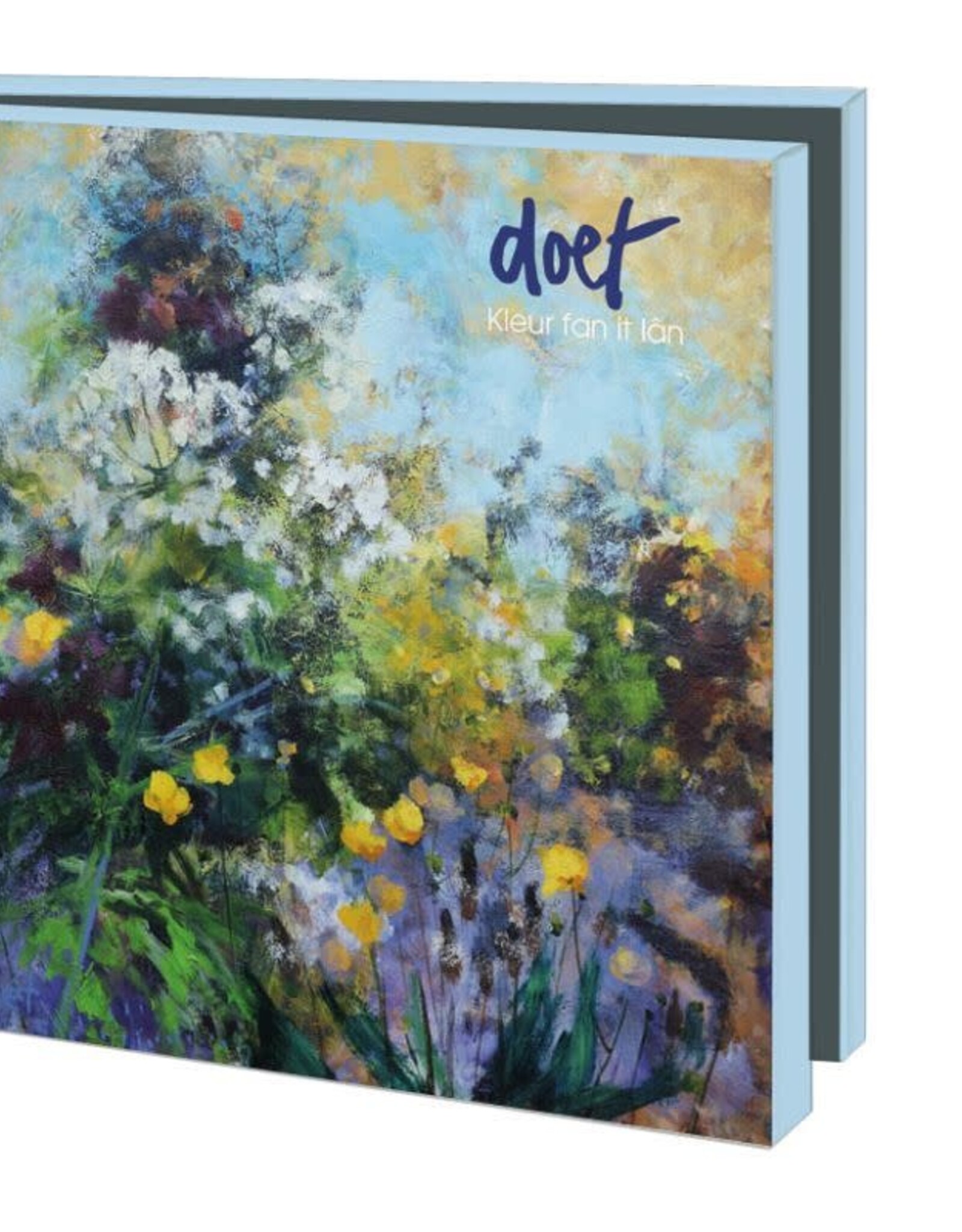 Kaartenmapje met env, vierkant: Kleur fan it lân, Doet Boersma