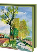 Kaartenmapje met env, vierkant: Landscapes, Peter van Tilburg