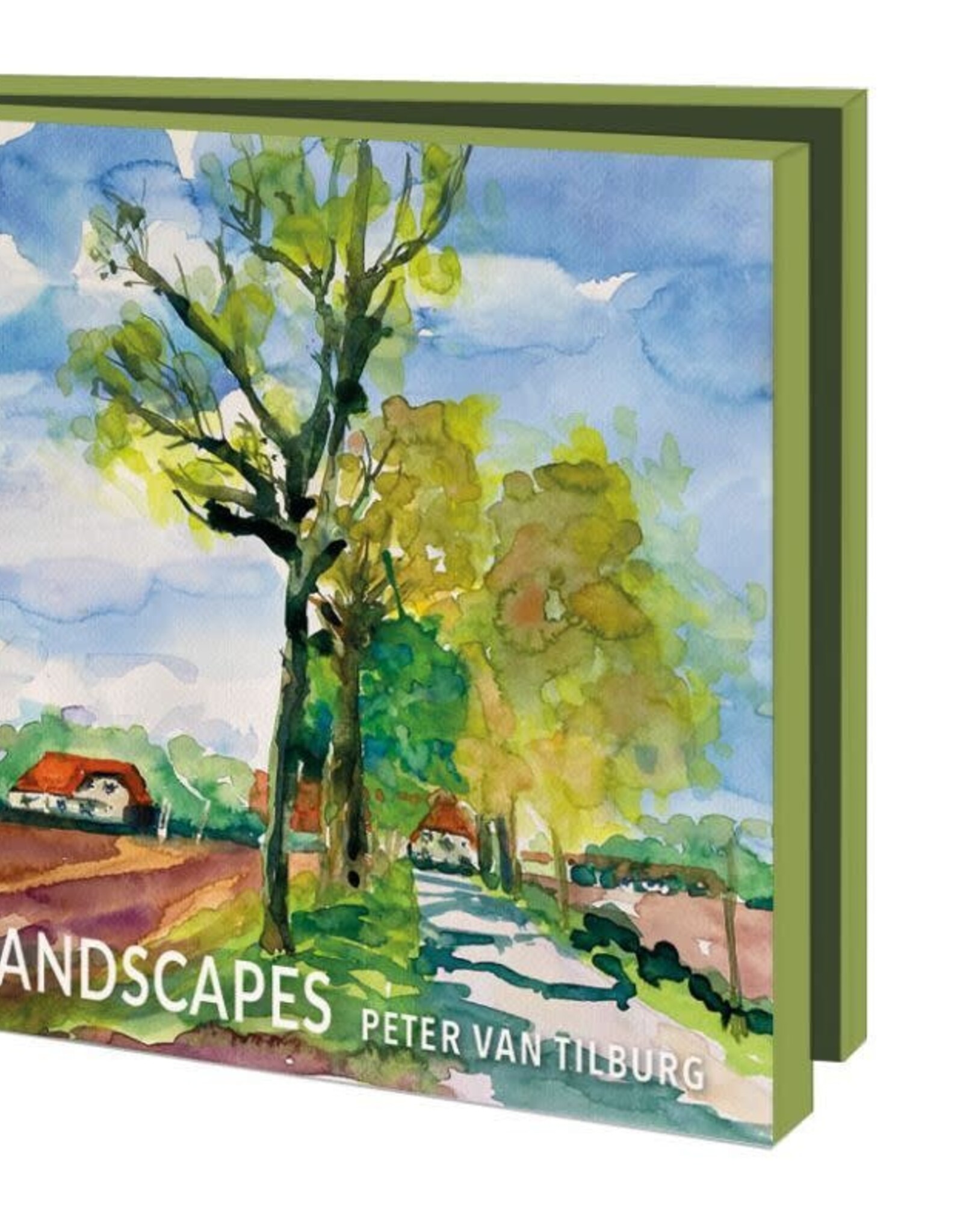 Kaartenmapje met env, vierkant: Landscapes, Peter van Tilburg