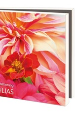 Kaartenmapje met env, vierkant: Dahlias, Modeste Herwig