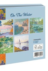 Kaartenmapje met env, vierkant:On the water