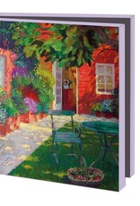 Kaartenmapje met env, vierkant:In the garden, William Ireland