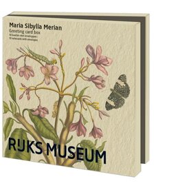 Kaartenmapje met env, vierkant: Sibylla Merian, Rijksmuseum