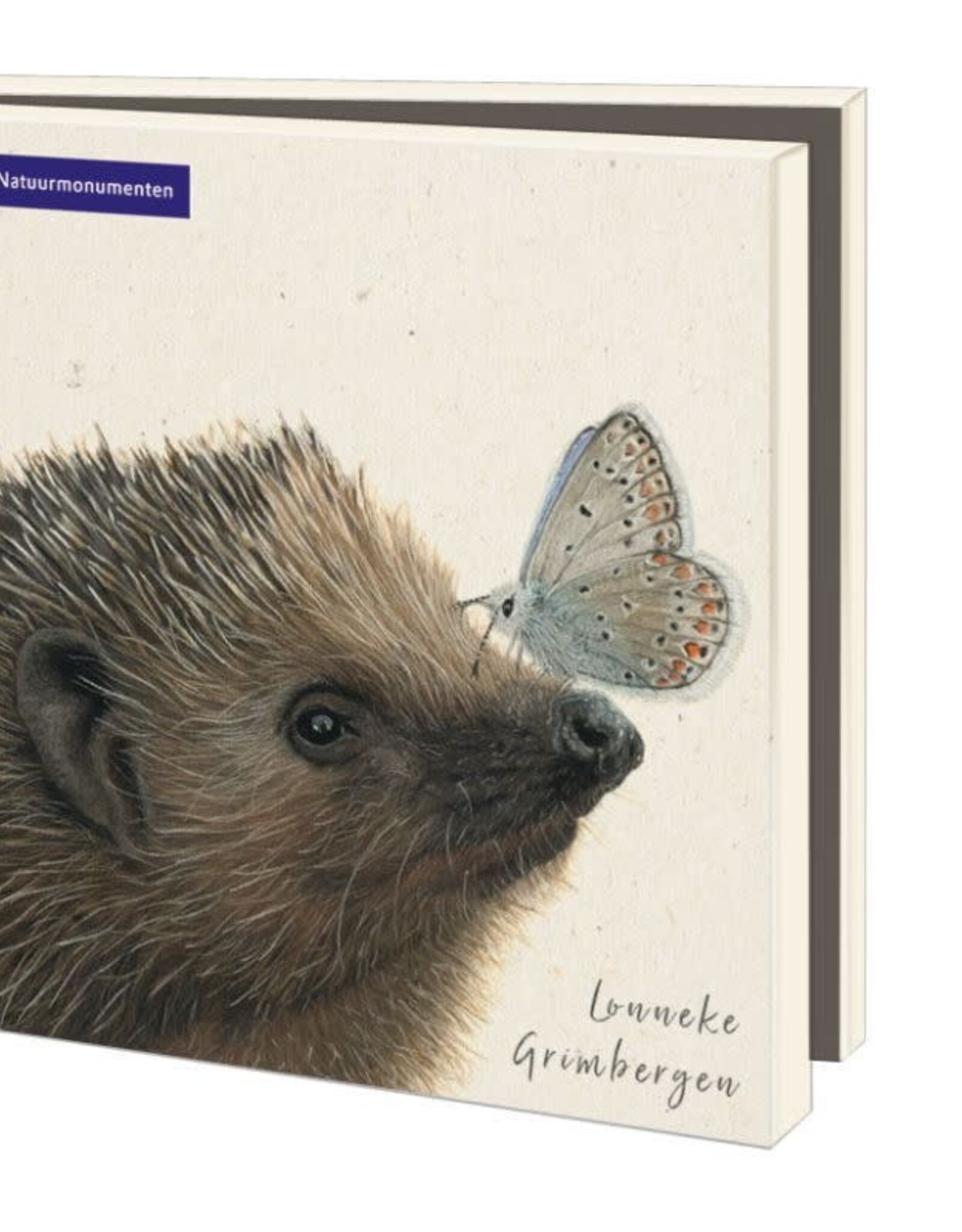 Kaartenmapje met env, vierkant: Laat de natuur leven, Lonneke Grimbergen, Natuurmonumenten