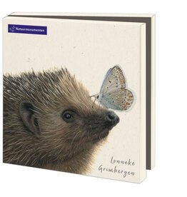 Kaartenmapje met env, vierkant: Laat de natuur leven, Lonneke Grimbergen, Natuurmonumenten