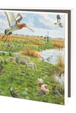 Kaartenmapje met env, vierkant:Landschappen, Elwin van der Kolk, Vogelbescherming Nederland