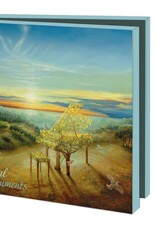 Kaartenmapje met env, vierkant:Floral instruments, Timothy Martin