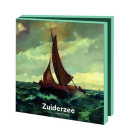 Kaartenmapje met env, vierkant: Zuiderzee, Jos Lussenburg