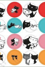 Kaartenmapje met env, vierkant: Pim & Pom, Fiep Westendorp