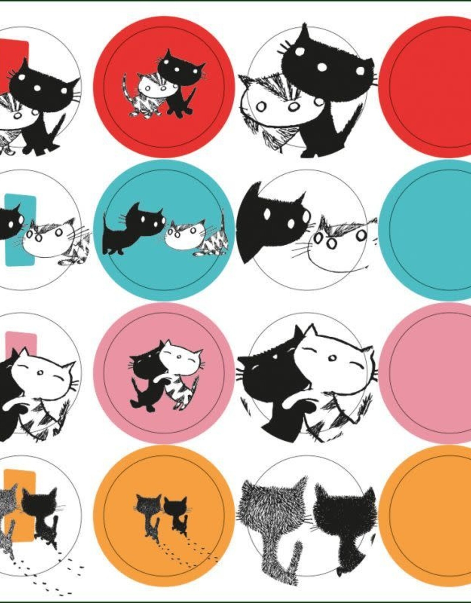 Kaartenmapje met env, vierkant: Pim & Pom, Fiep Westendorp