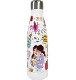Blond Amsterdam Thermosfles 0,5l Even Bijkletsen Happy Hour - Blond Amsterdam