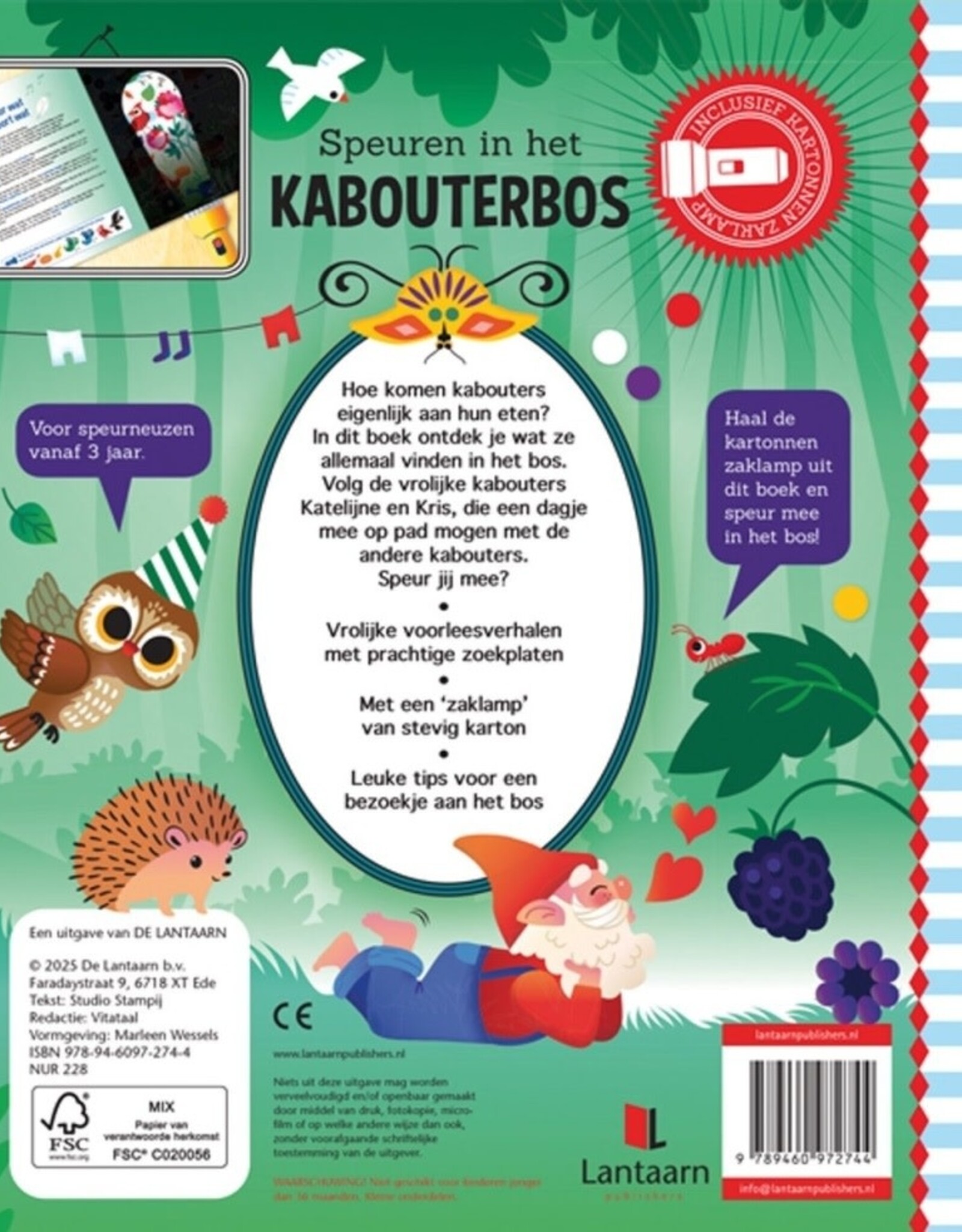 Zaklampboek - Speuren in het Kabouterbos