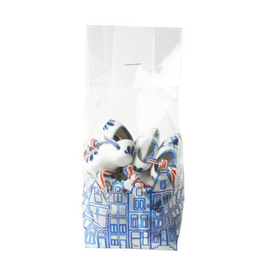 Heinen Delfts Blauw Klompjes in een zak (8stuks) - Heinen Delfts Blauw