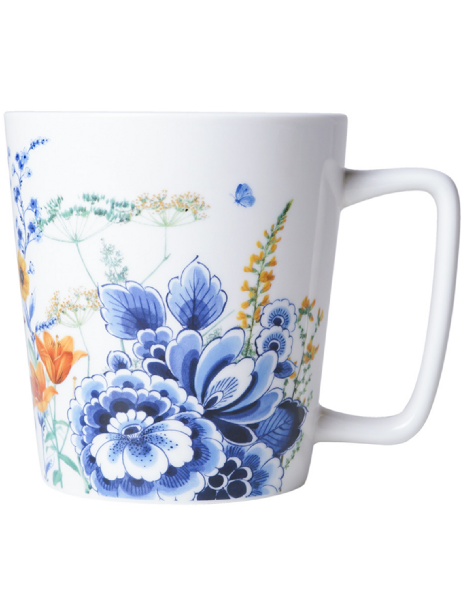 Heinen Delfts Blauw Theemok Wildbloemen "Flower Field" 300ml - Heinen Delfts Blauw