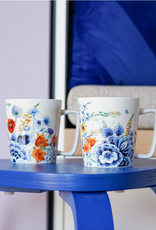 Heinen Delfts Blauw Theemok Wildbloemen "Flower Field" 300ml - Heinen Delfts Blauw
