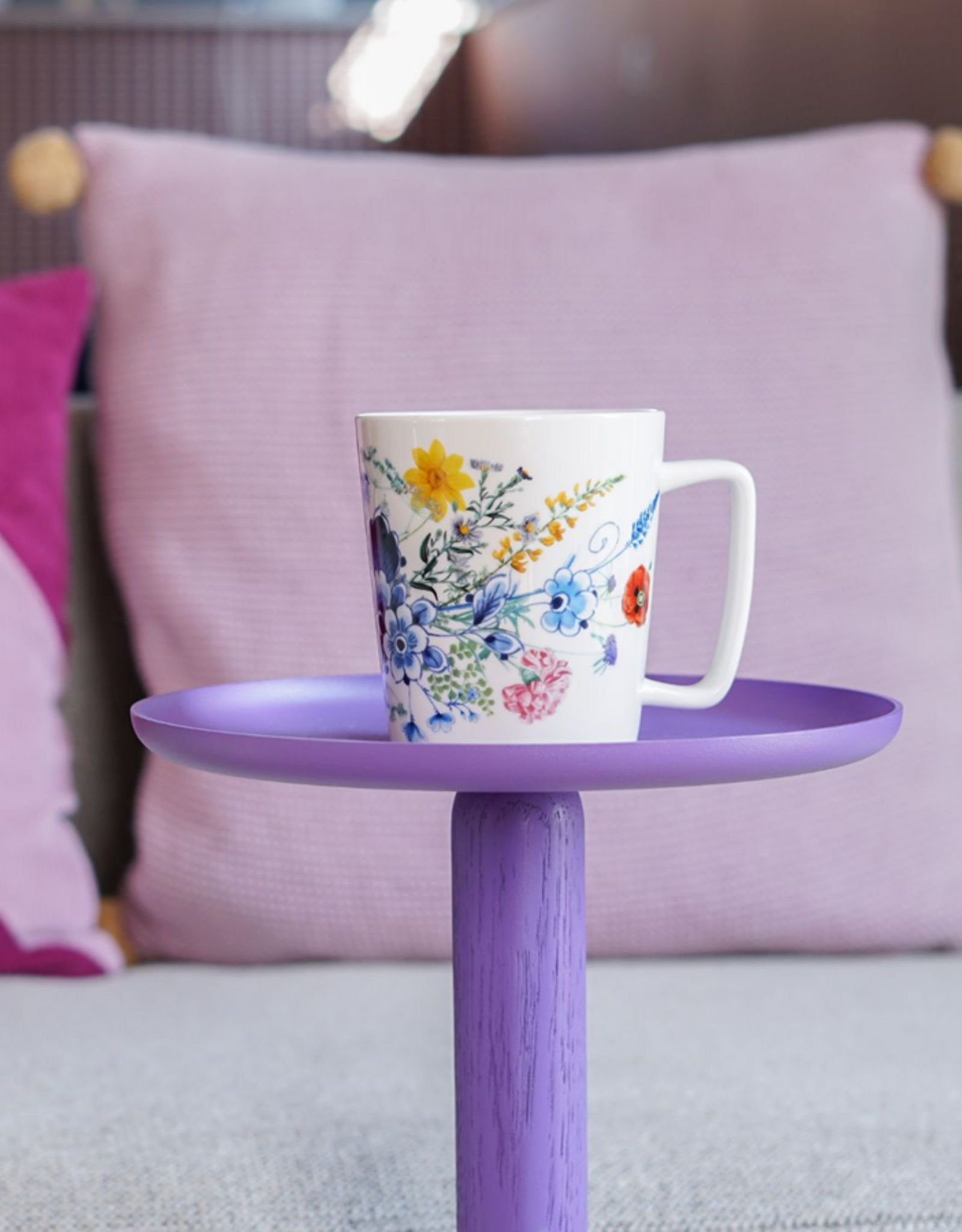 Heinen Delfts Blauw Theemok Wildbloemen "Flower Garden" 300ml - Heinen Delfts Blauw