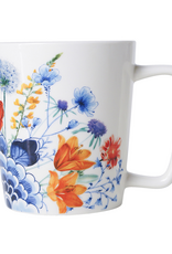 Heinen Delfts Blauw Theemok Wildbloemen "Oasis" 300ml - Heinen Delfts Blauw