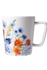 Heinen Delfts Blauw Koffiemok Wildbloemen "Flower Oasis" 145ml - Heinen Delfts Blauw