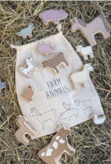 JaBaDaBaDo Houten Boerderijdieren (14-delig) - JaBaDaBaDo