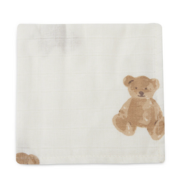 Jollein Hydrofiel Monddoekje 31x31cm Teddy bear - Jollein