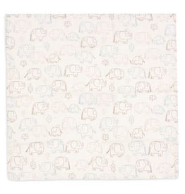 Jollein Hydrofiele Doek Small 70x70cm Elephant Tales - Jollein