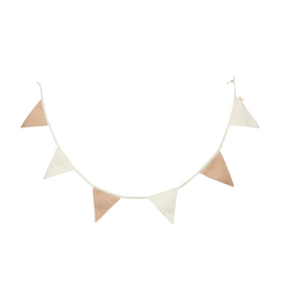 Jollein Vlaggenlijn 200x17cm Party Collection Biscuit/Ivory - Jollein