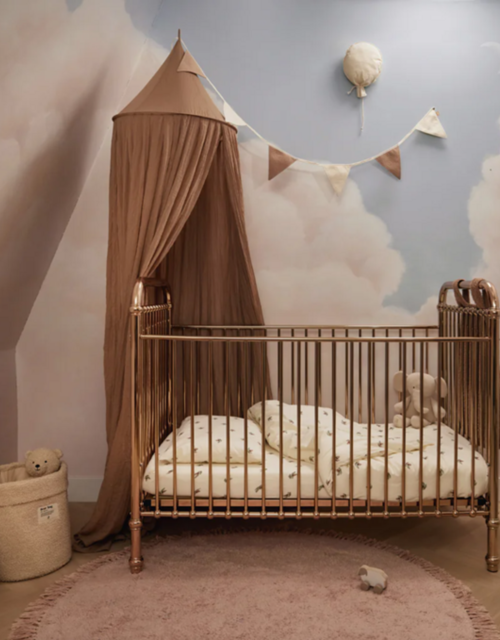 Jollein Vlaggenlijn 200x17cm Party Collection Biscuit/Ivory - Jollein