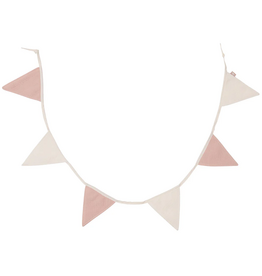 Jollein Vlaggenlijn 200x17cm Wild Rose/Ivory - Jollein