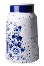 Heinen Delfts Blauw Melkbus Vaas Blauwe Stip 30cm - Heinen Delfts Blauw