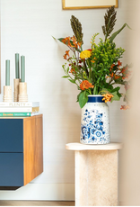 Heinen Delfts Blauw Melkbus Vaas Blauwe Stip 30cm - Heinen Delfts Blauw