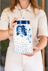 Heinen Delfts Blauw Melkbus Vaas Blauwe Stip 25,5cm - Heinen Delfts Blauw