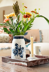 Heinen Delfts Blauw Melkbus Vaas Blauwe Stip 20,5cm - Heinen Delfts Blauw