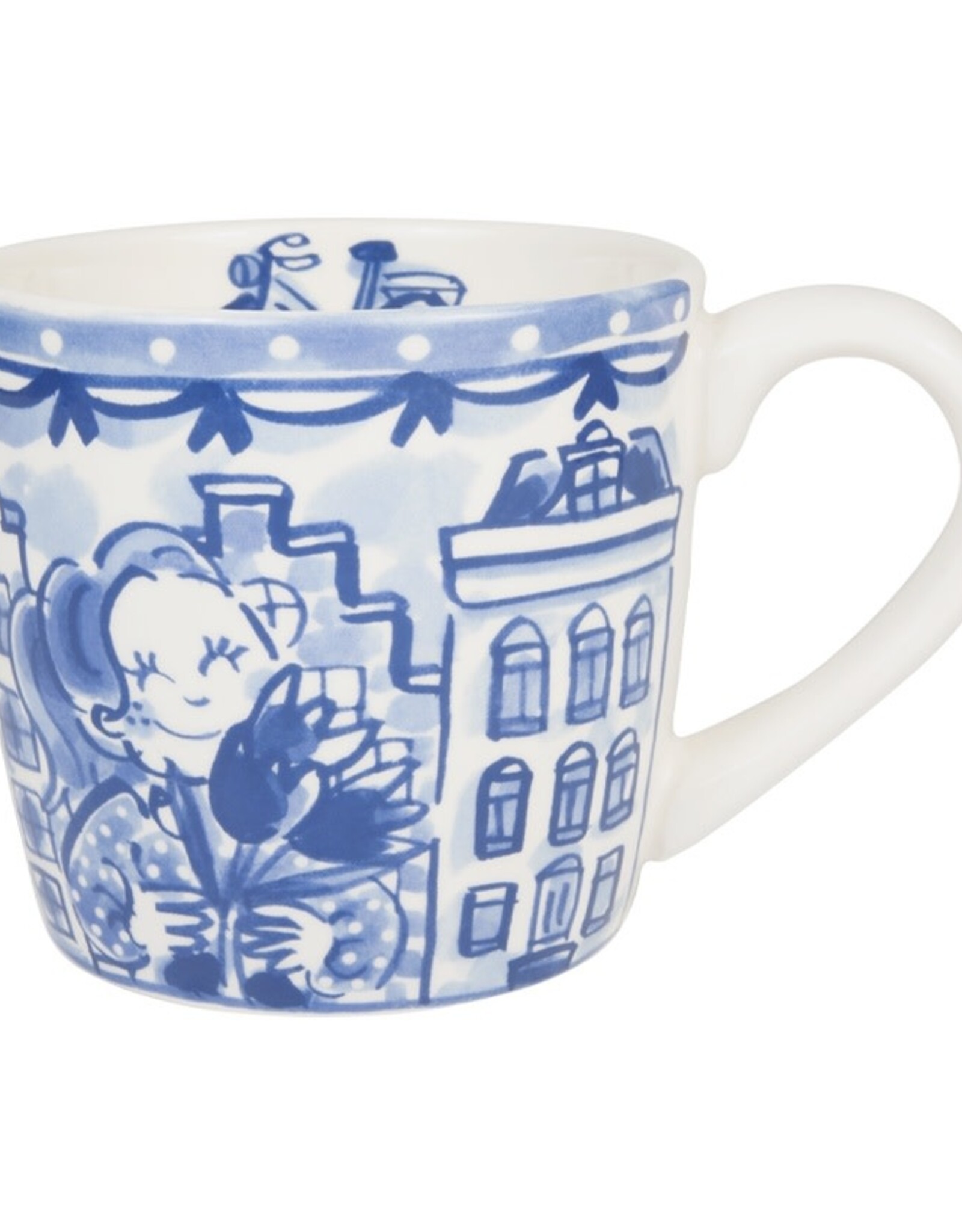 Blond Amsterdam Cappuccino Beker 0,5L "Delfts Blond" - Blond Amsterdam