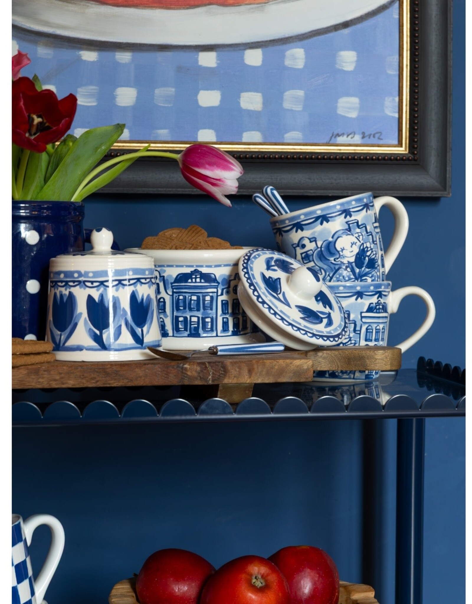 Blond Amsterdam Cappuccino Beker 0,5L "Delfts Blond" - Blond Amsterdam