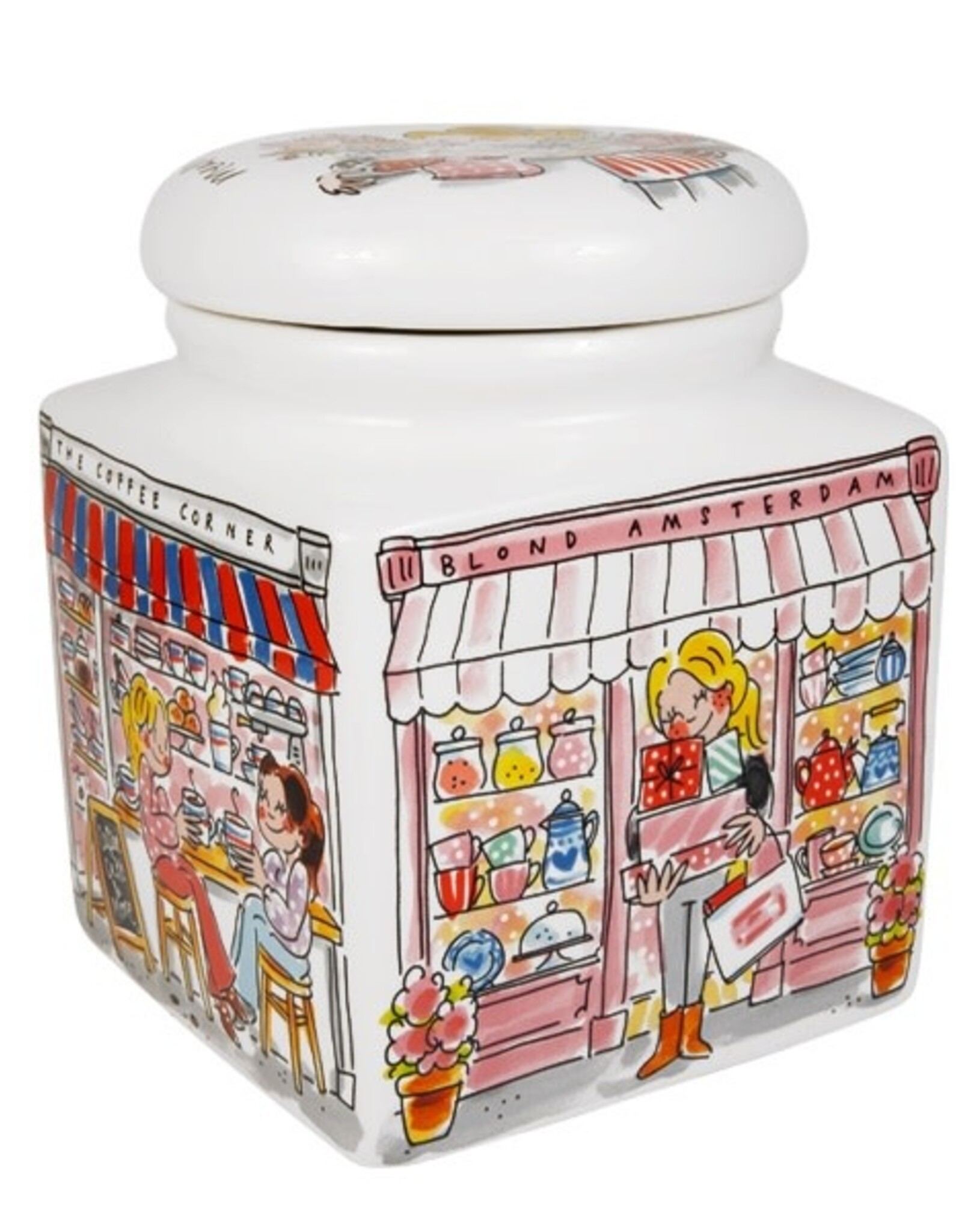 Blond Amsterdam Voorraadpot vierkant 16x20cm - Blond Amsterdam