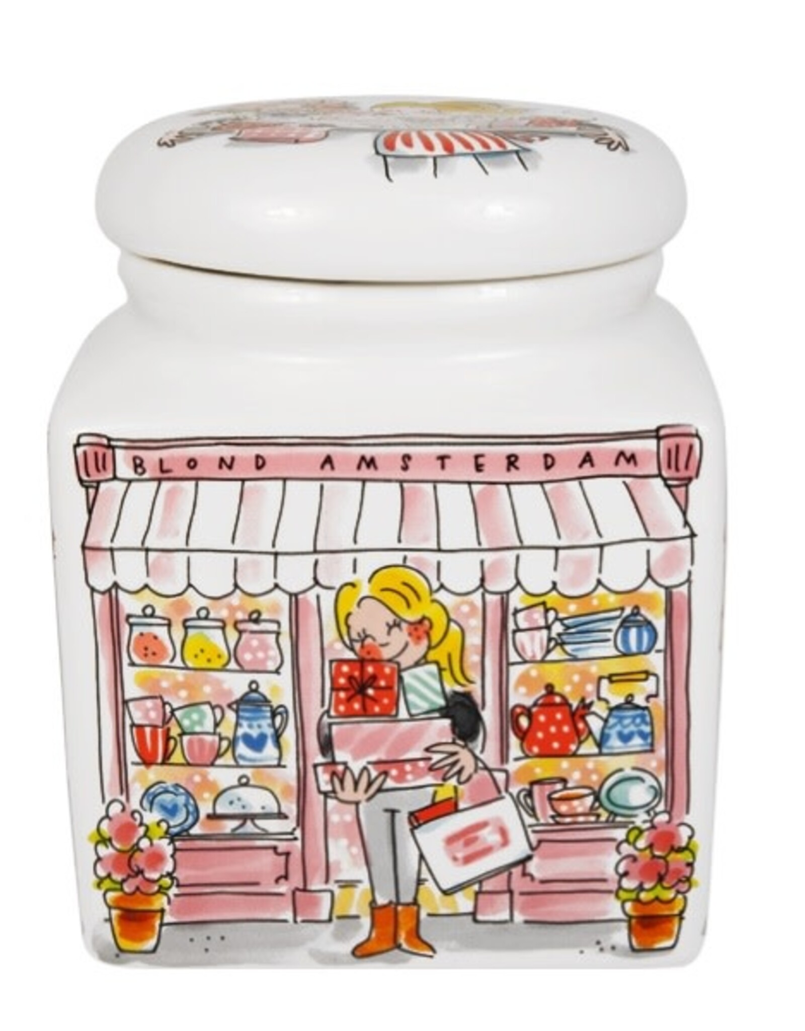 Blond Amsterdam Voorraadpot vierkant 16x20cm - Blond Amsterdam