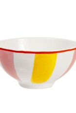 Blond Amsterdam Kom op voet 11,5cm Pink Yellow "Even Bijkletsen" - Blond Amsterdam