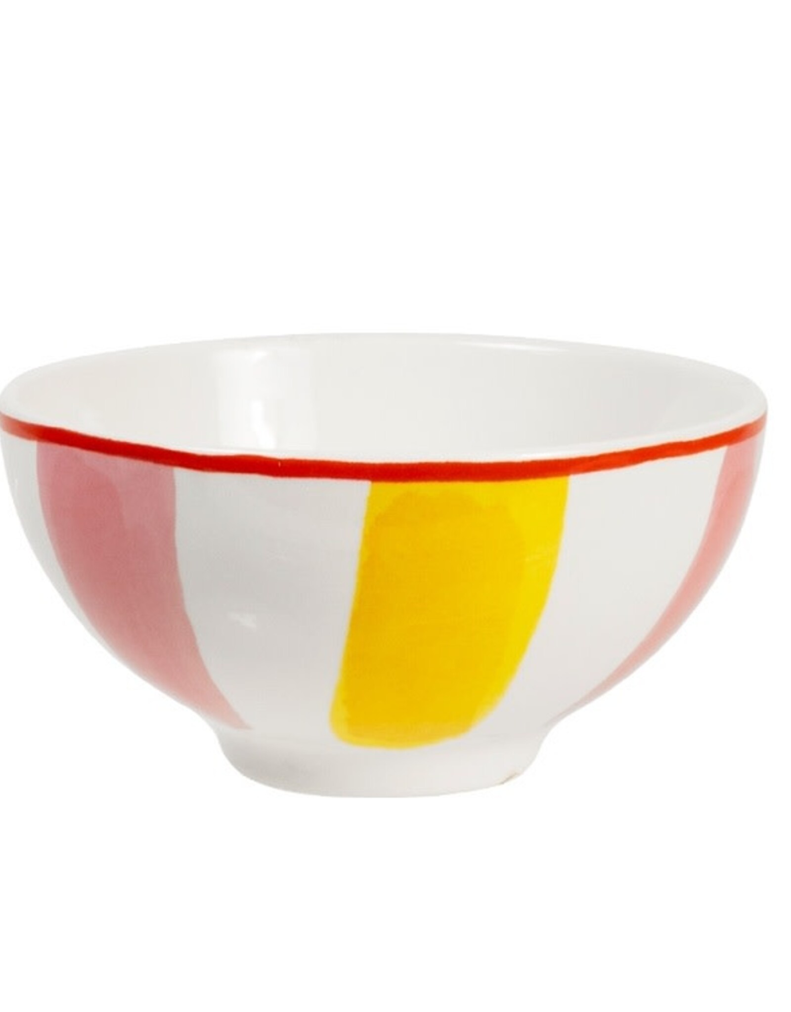 Blond Amsterdam Kom op voet 11,5cm Pink Yellow "Even Bijkletsen" - Blond Amsterdam