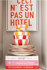 Blond Amsterdam Kom op voet 11,5cm Pink Yellow "Even Bijkletsen" - Blond Amsterdam