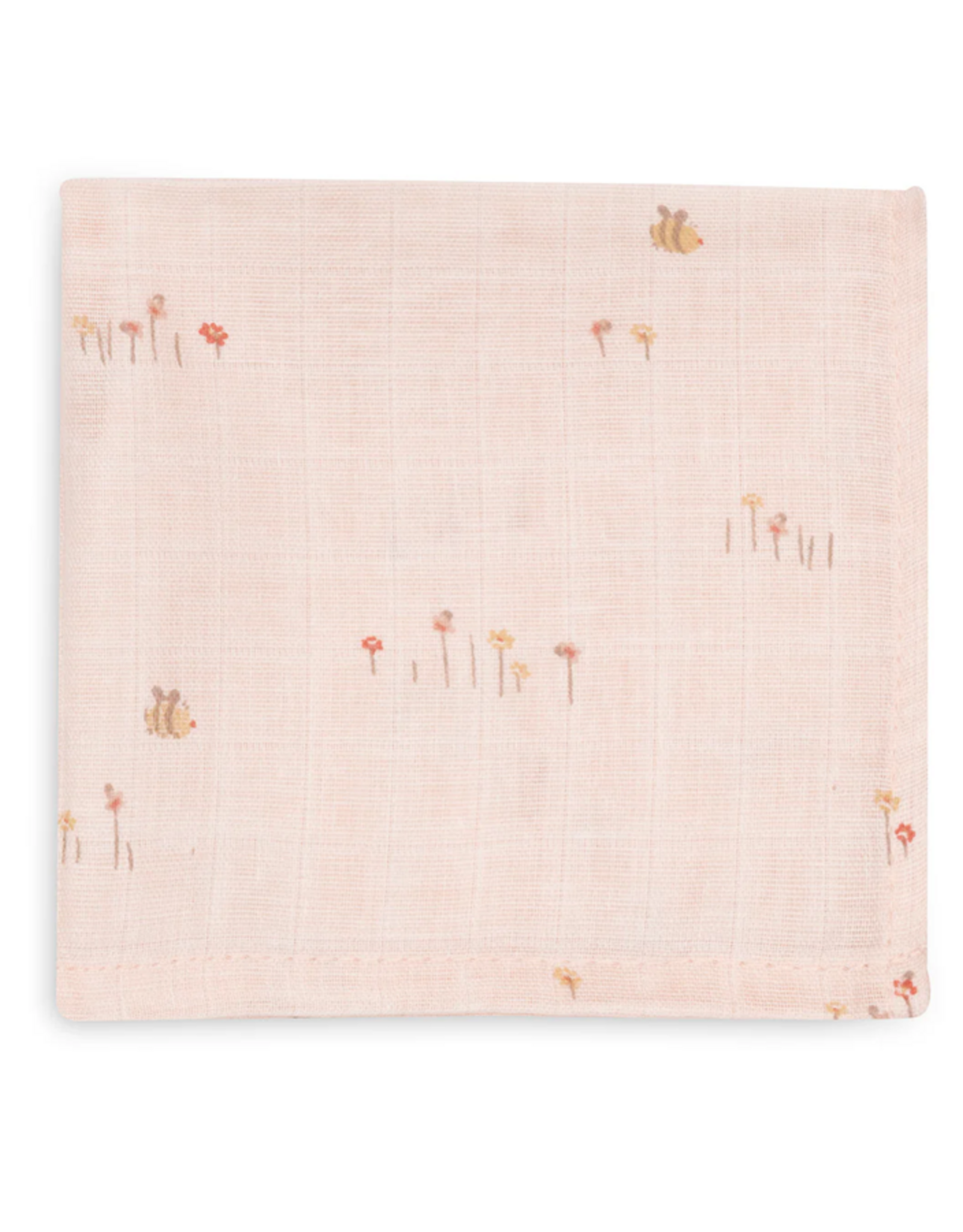 Jollein Hydrofiel Monddoekje 31x31cm Pretty Picnic roze - Jollein