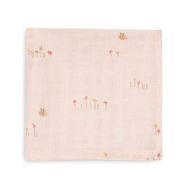 Jollein Hydrofiel Monddoekje 31x31cm Pretty Picnic roze - Jollein