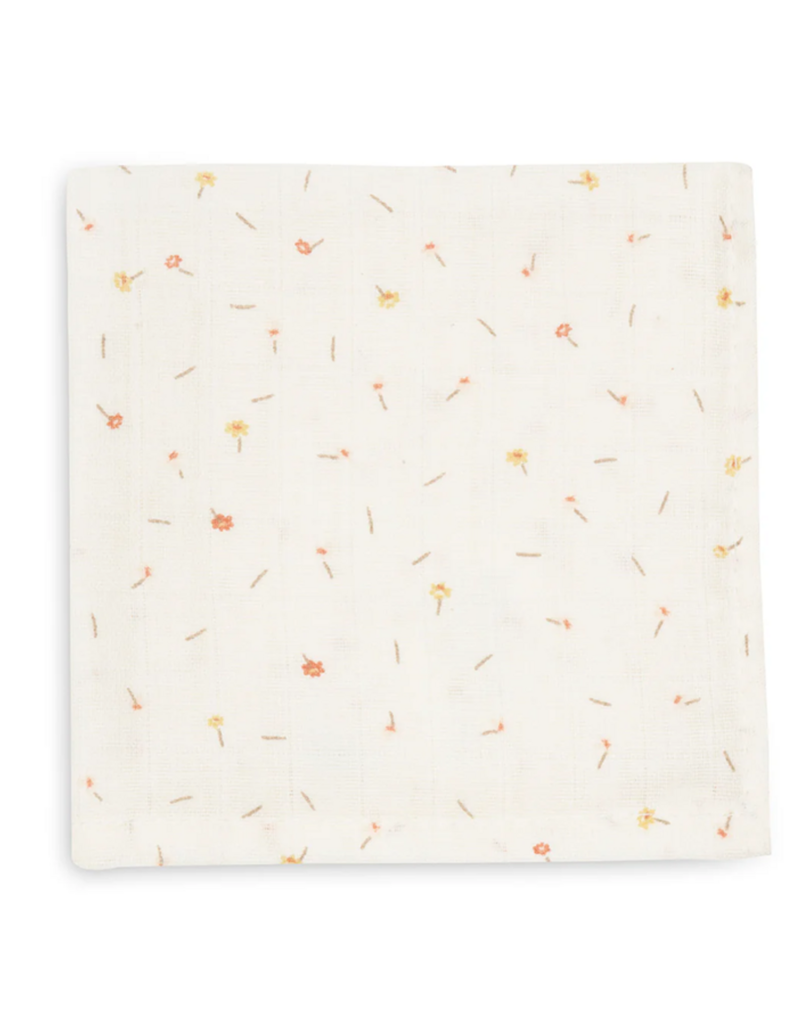 Jollein Hydrofiel Monddoekje 31x31cm Pretty Picnic wit - Jollein