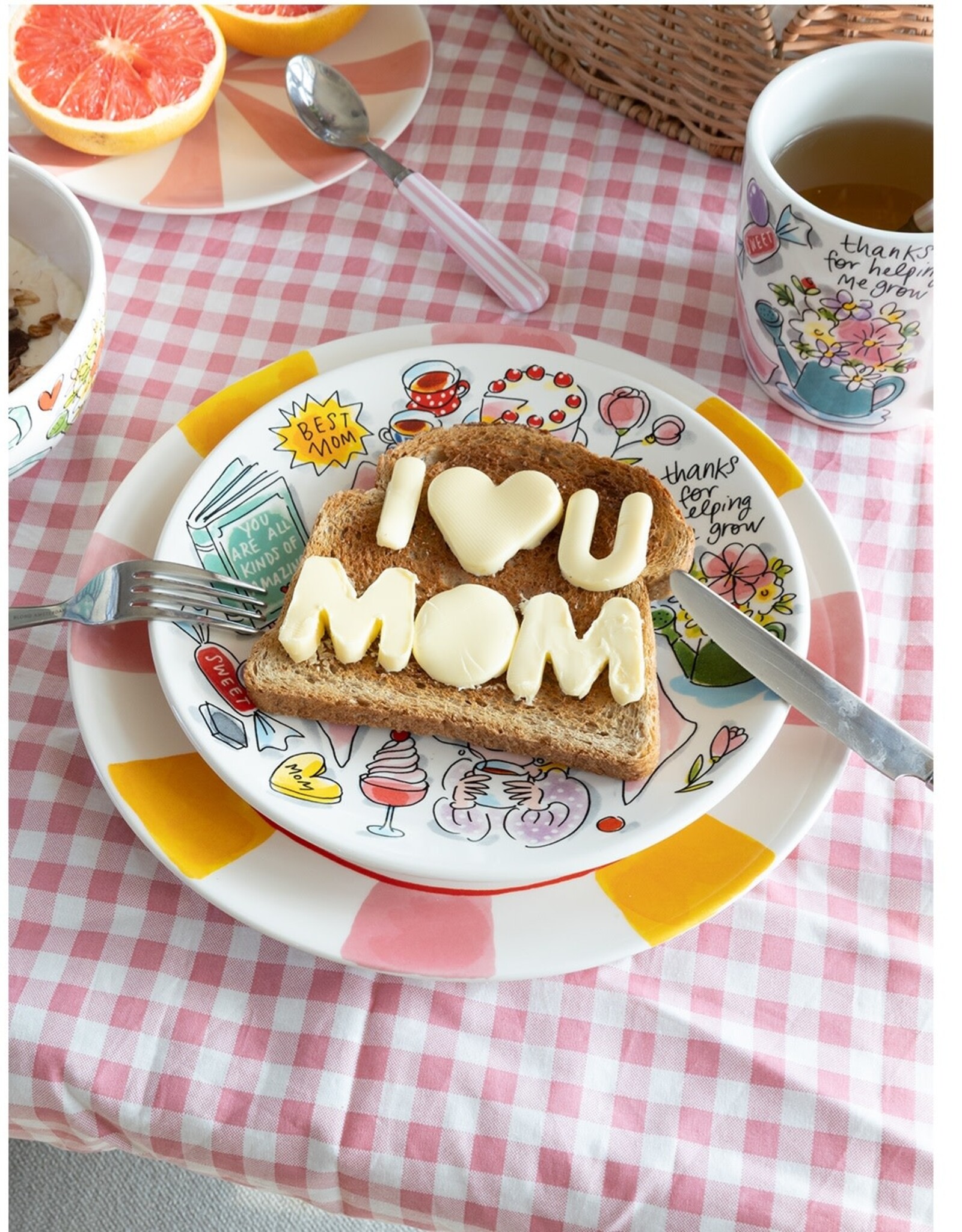 Blond Amsterdam Ontbijtbord 22cm Moederdag 2026 - Blond Amsterdam